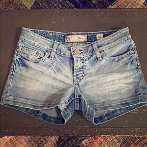 Light Wash Denim Short